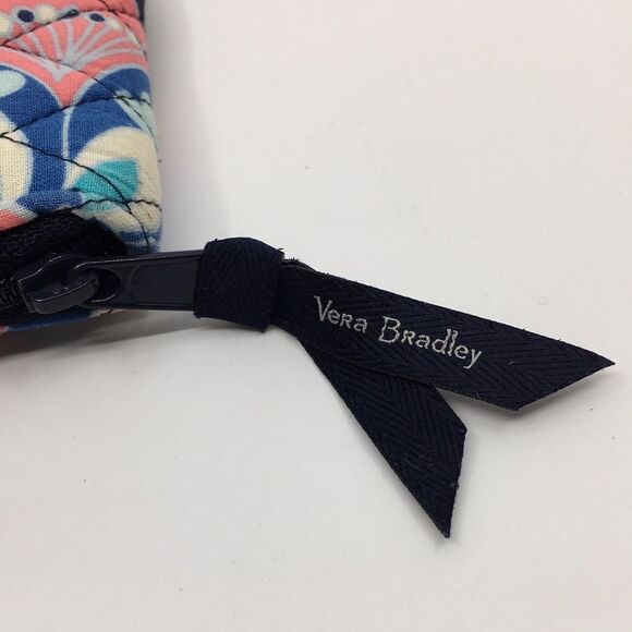 Vera Bradley zippy zip around long wallet Lotus Flower Swirl - Picture 13 of 13